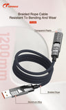 TOPOMAX 60W 4-in-1 Travel Cable TC-318 - USB-C/USB-A to USB-C/Lightning (1.2m/4ft)