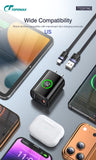 TOPOMAX 25W Dual Ports Fast Charger TTC-F217AC - QC3.0+PD with LED Power Display (EU Plug)