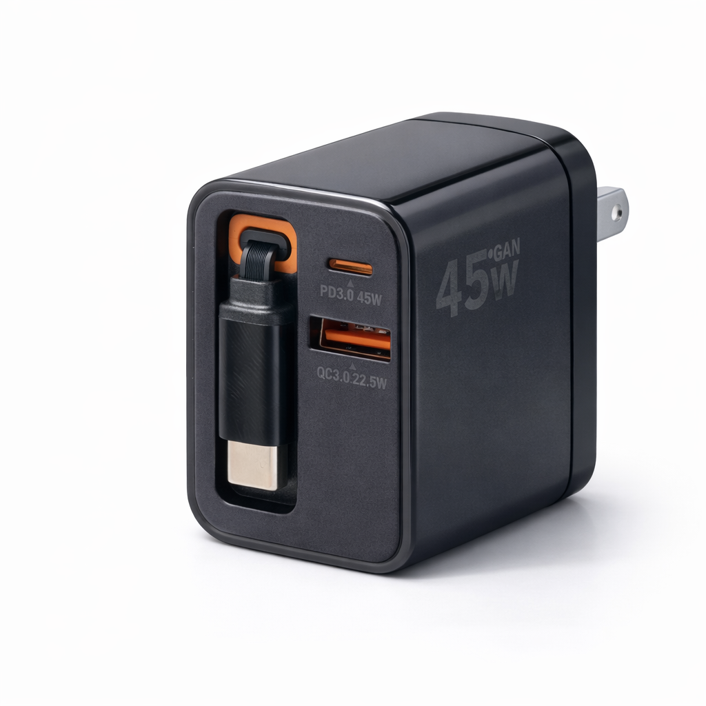 TOPOMAX 45W GaN Dual Port Fast Charger