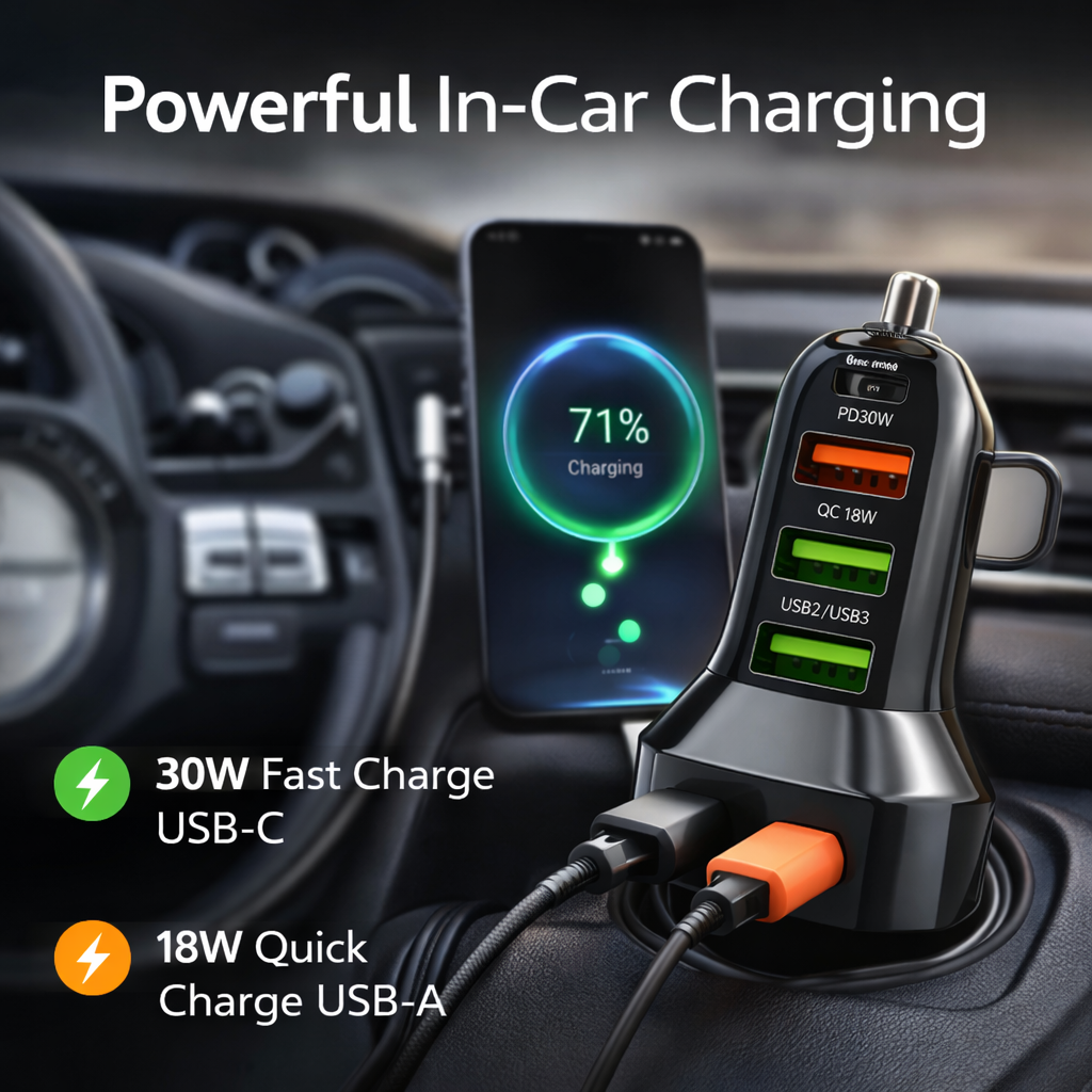VONK 63W Car Charger