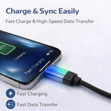 IMENSO 100W Ultra-Fast USB to USB-C Braided Charging Cable