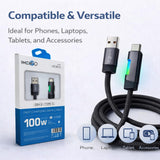 Title: IMENSO 100W Fast Charging Data Cable – Ultra-Durable Braided USB to Type-C Power Delivery Cable for Laptops, Phones & Tablets