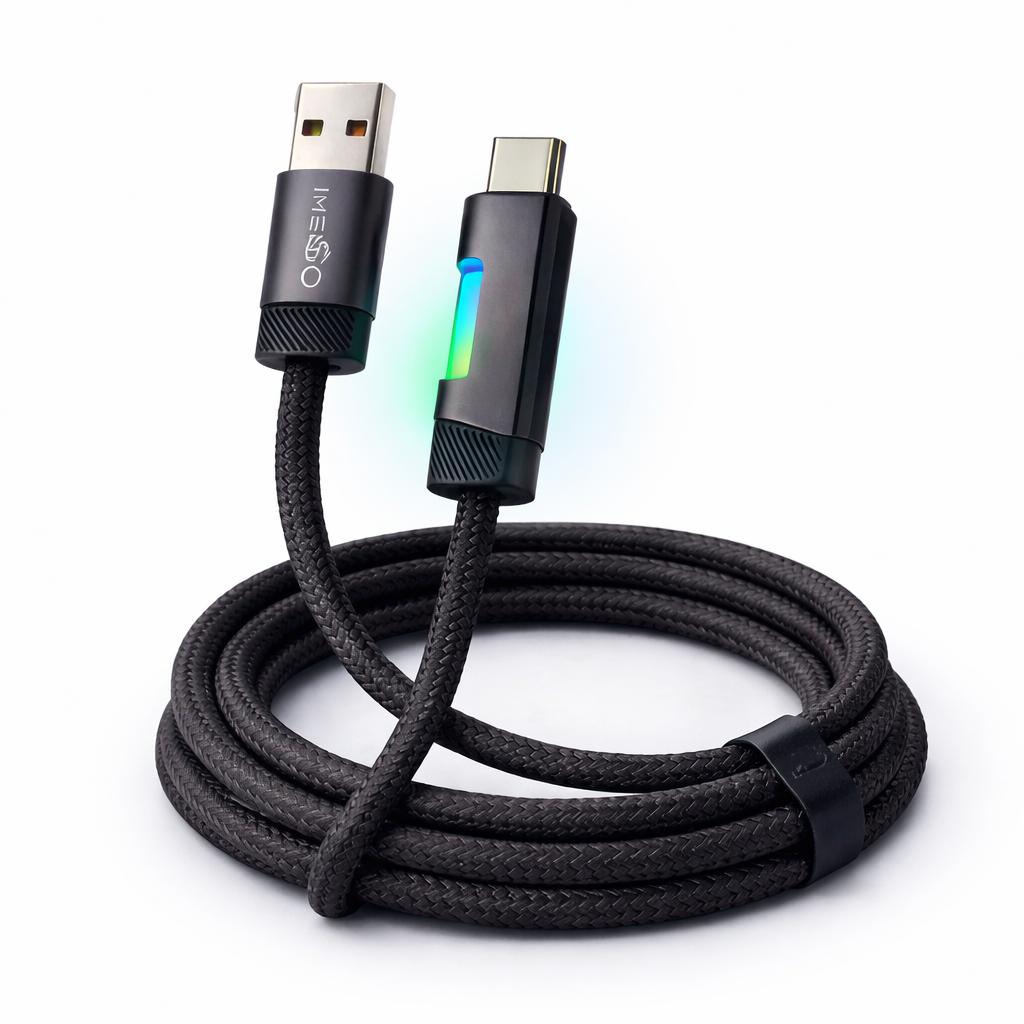 Title: IMENSO 100W Fast Charging Data Cable – Ultra-Durable Braided USB to Type-C Power Delivery Cable for Laptops, Phones & Tablets