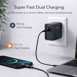 TOPOMAX 45W GaN Dual Port Fast Charger