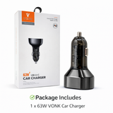 VONK 63W Car Charger
