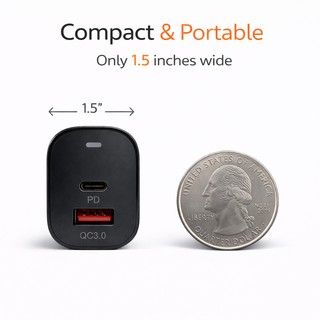 45W Dual-Port Wall Charger