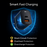 45W Dual-Port Wall Charger