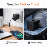 45W Dual-Port Wall Charger