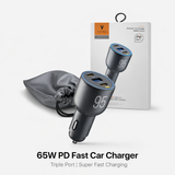 VONK 95W Triple Port Fast Car Charger