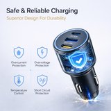 VONK 95W Triple Port Fast Car Charger