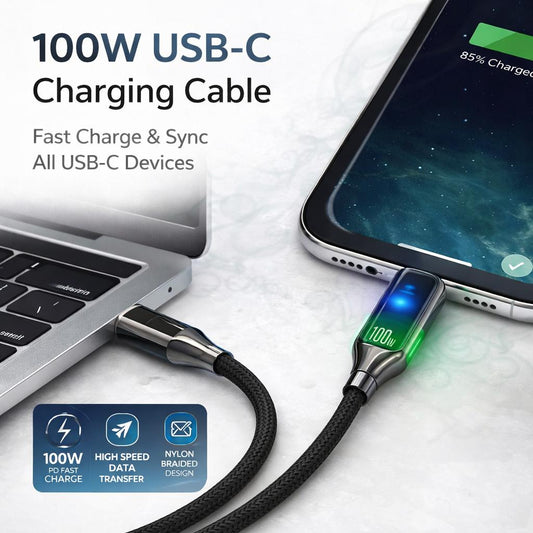 TOPOMAX 100W USB-C Charging Cable