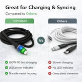 TOPOMAX 100W USB-C Charging Cable