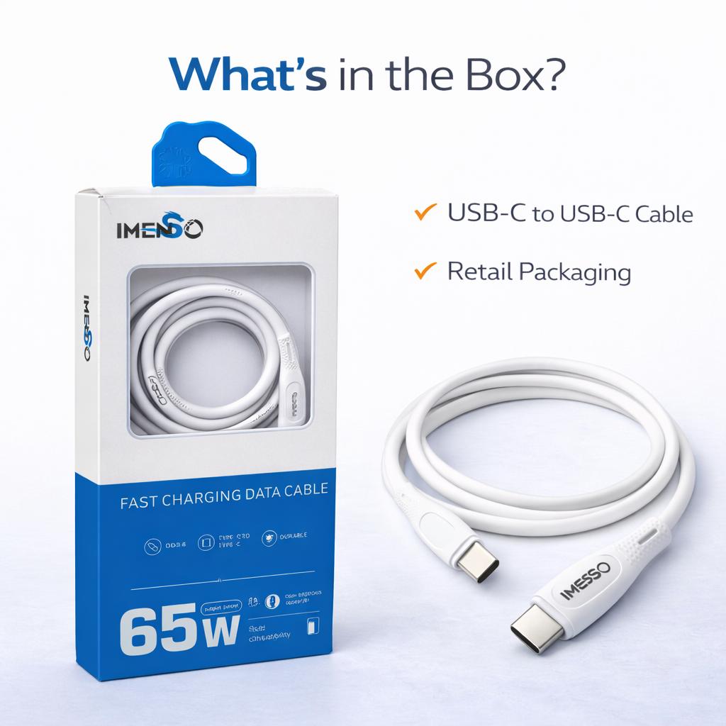IMENSO 65W LED Fast Charging Cable