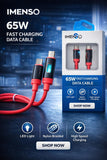IMENSO 65W & 100W USB and type-C  Fast Charging Cable