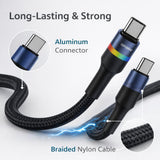 TOPOMAX TC-305CC | 100W PD Ultra-Fast USB-C to USB-C Intelligent Glow Charging Cable