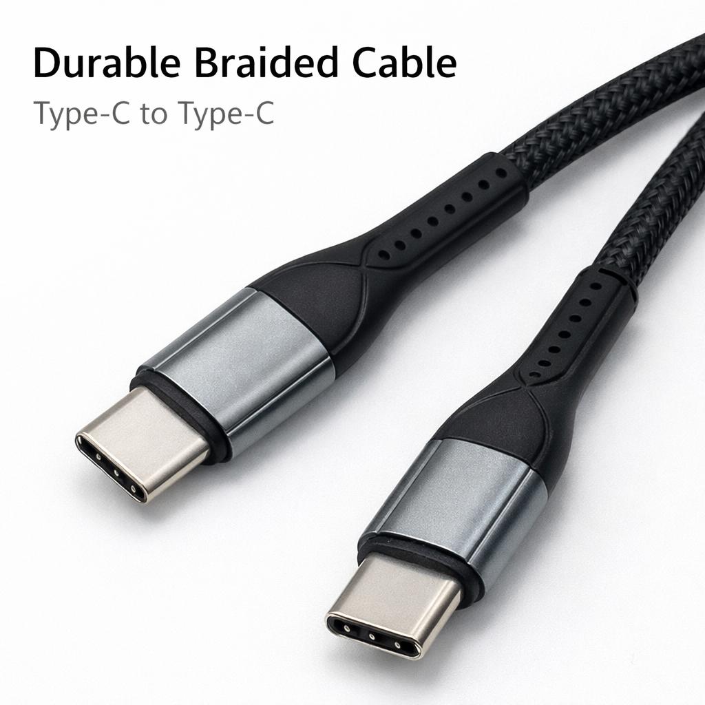 VONK V59 100W USB-C to USB-C Braided Cable