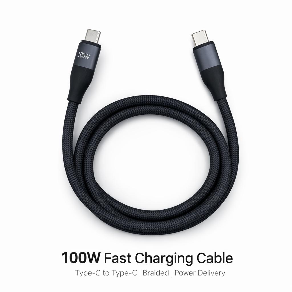 VONK CD 6.0 100W USB-C to USB-C Ultra-Fast Charging & Data Cable