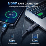 IMENSO 65W USB-C to USB-C Fast Charging Cable
