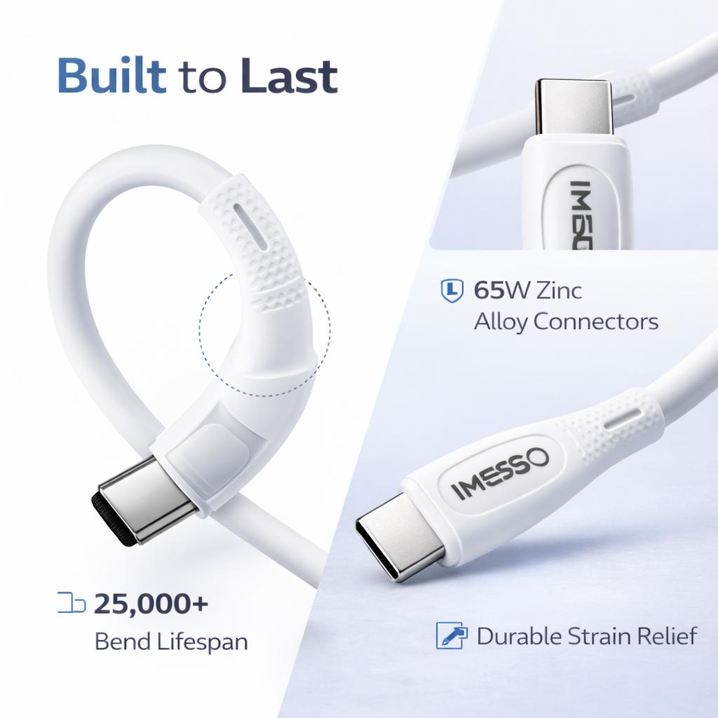 IMENSO 65W LED Fast Charging Cable