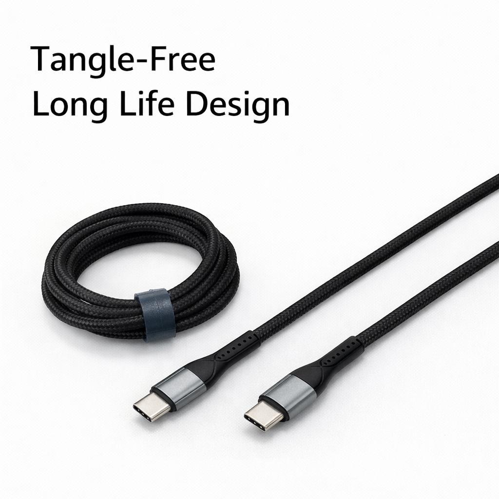 VONK V59 100W USB-C to USB-C Braided Cable
