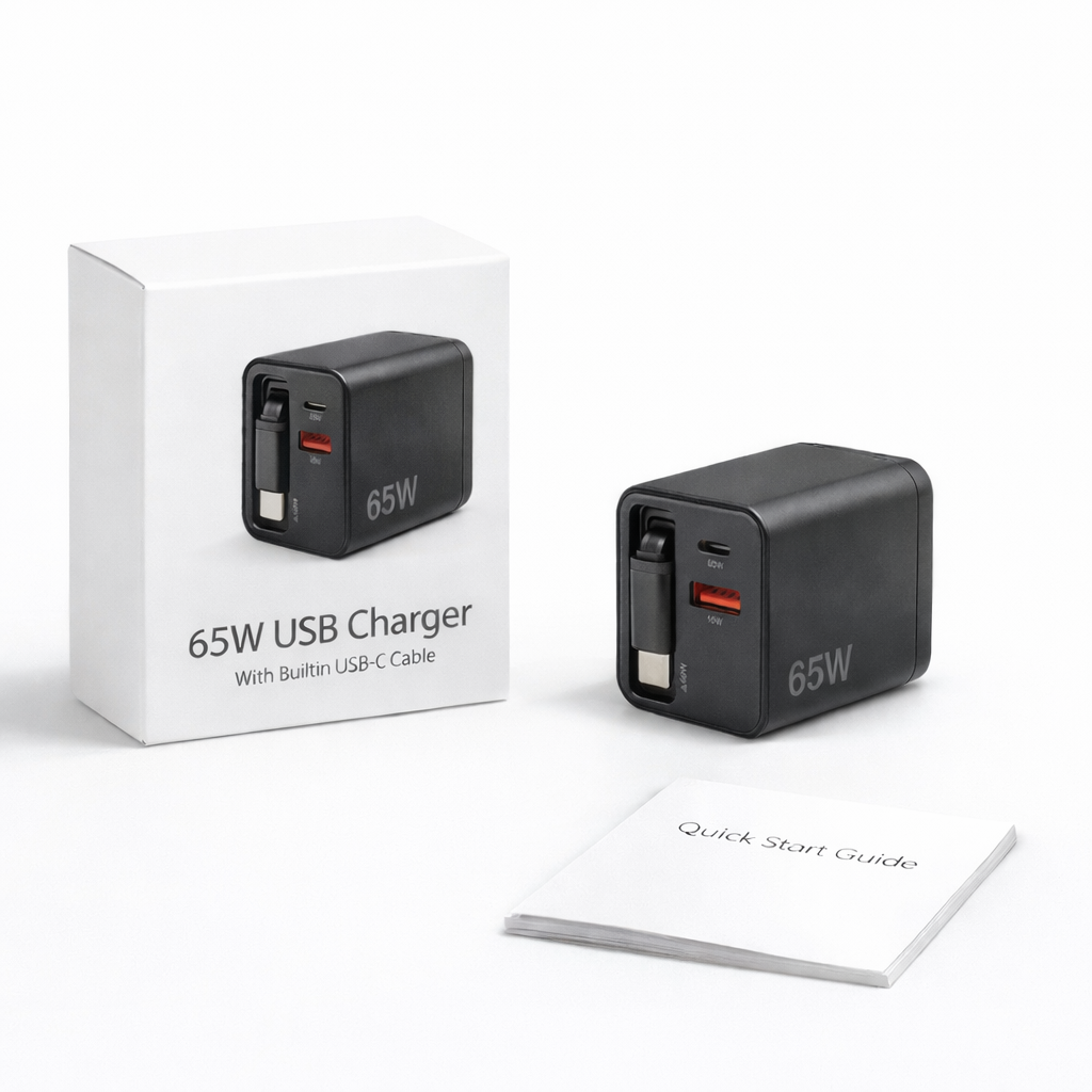 TOPOMAX 65W GaN 3-Port Wall Charger