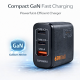 TOPOMAX 65W GaN Wall Charger