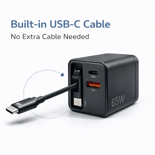 TOPOMAX 65W GaN 3-Port Wall Charger