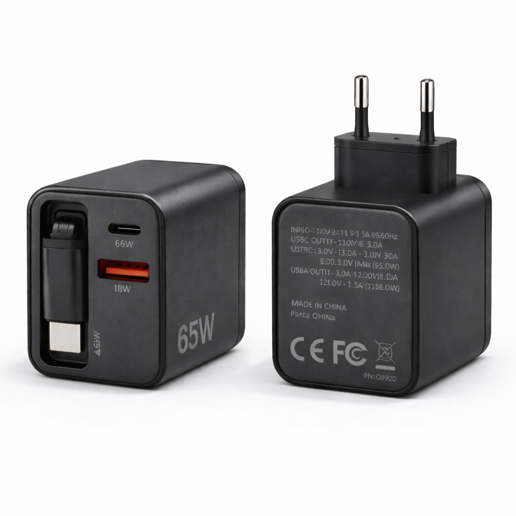 TOPOMAX 65W GaN 3-Port Wall Charger