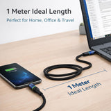 TOPOMAX TC-305CC | 100W PD Ultra-Fast USB-C to USB-C Intelligent Glow Charging Cable