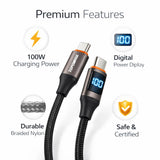 TOPOMAX 100W USB-C to USB-C Super Fast Charging Cable