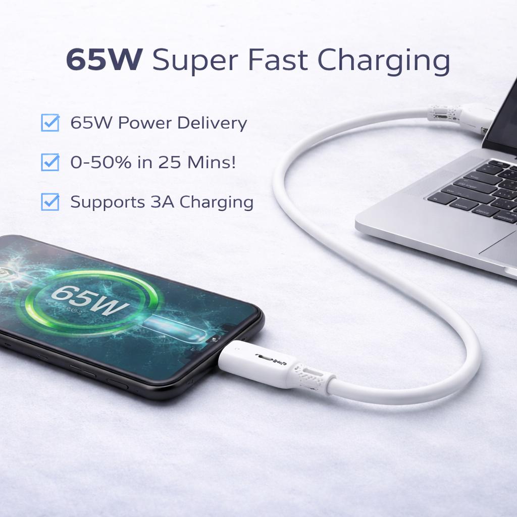 IMENSO 65W LED Fast Charging Cable