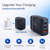 TOPOMAX 65W GaN High-Power Fast Wall Charger