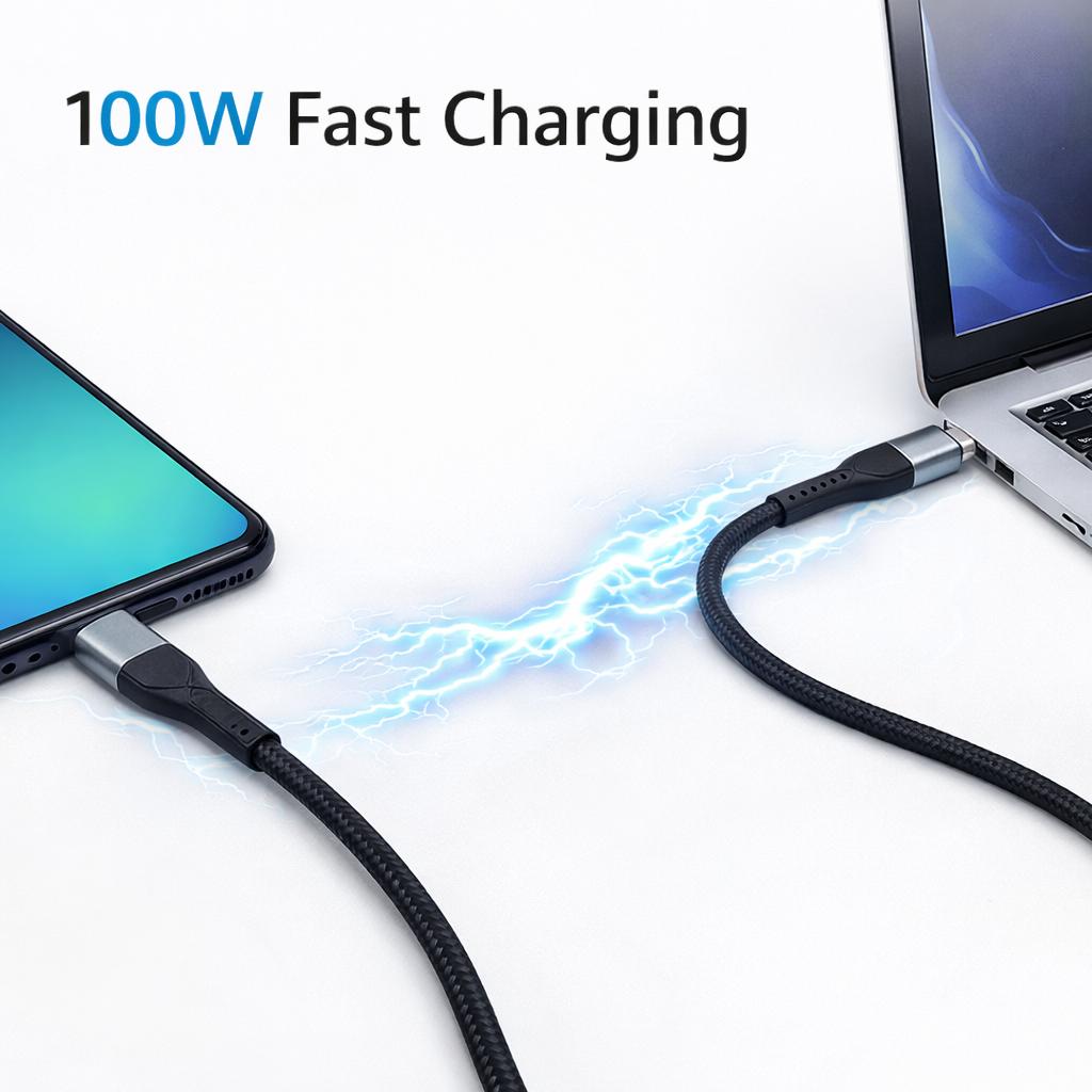 VONK V59 100W USB-C to USB-C Braided Cable