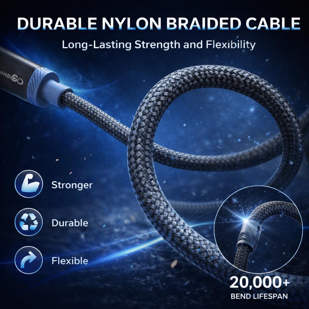 IMENSO 65W USB-C to USB-C Fast Charging Cable