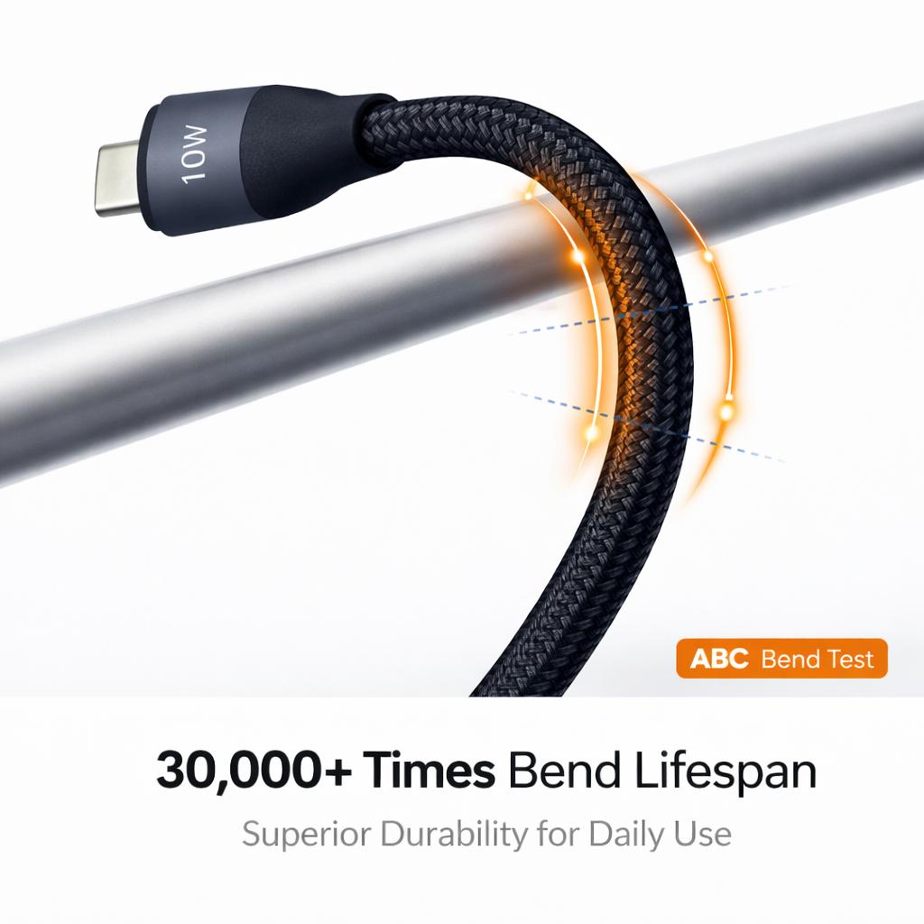 VONK CD 6.0 100W USB-C to USB-C Ultra-Fast Charging & Data Cable